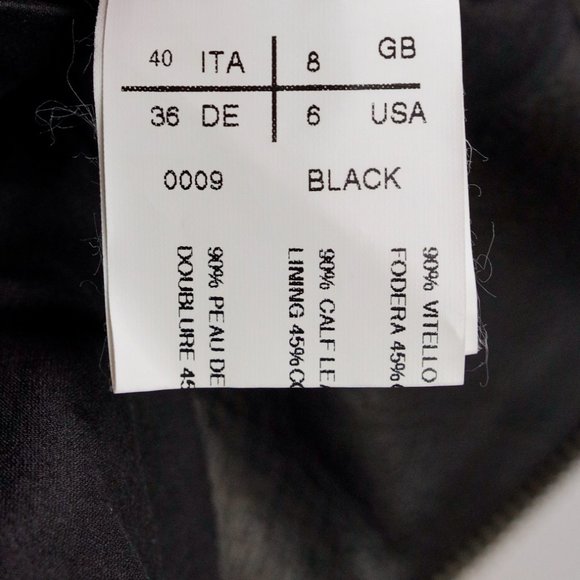 Rick Owens Mixed Leather Motorcycle Jacket - Picture 6 of 8